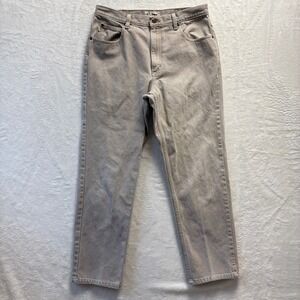 LL Bean Jeans Men Sz 35 x 32 Beige‎ Classic Fit Cotton Denim Pants